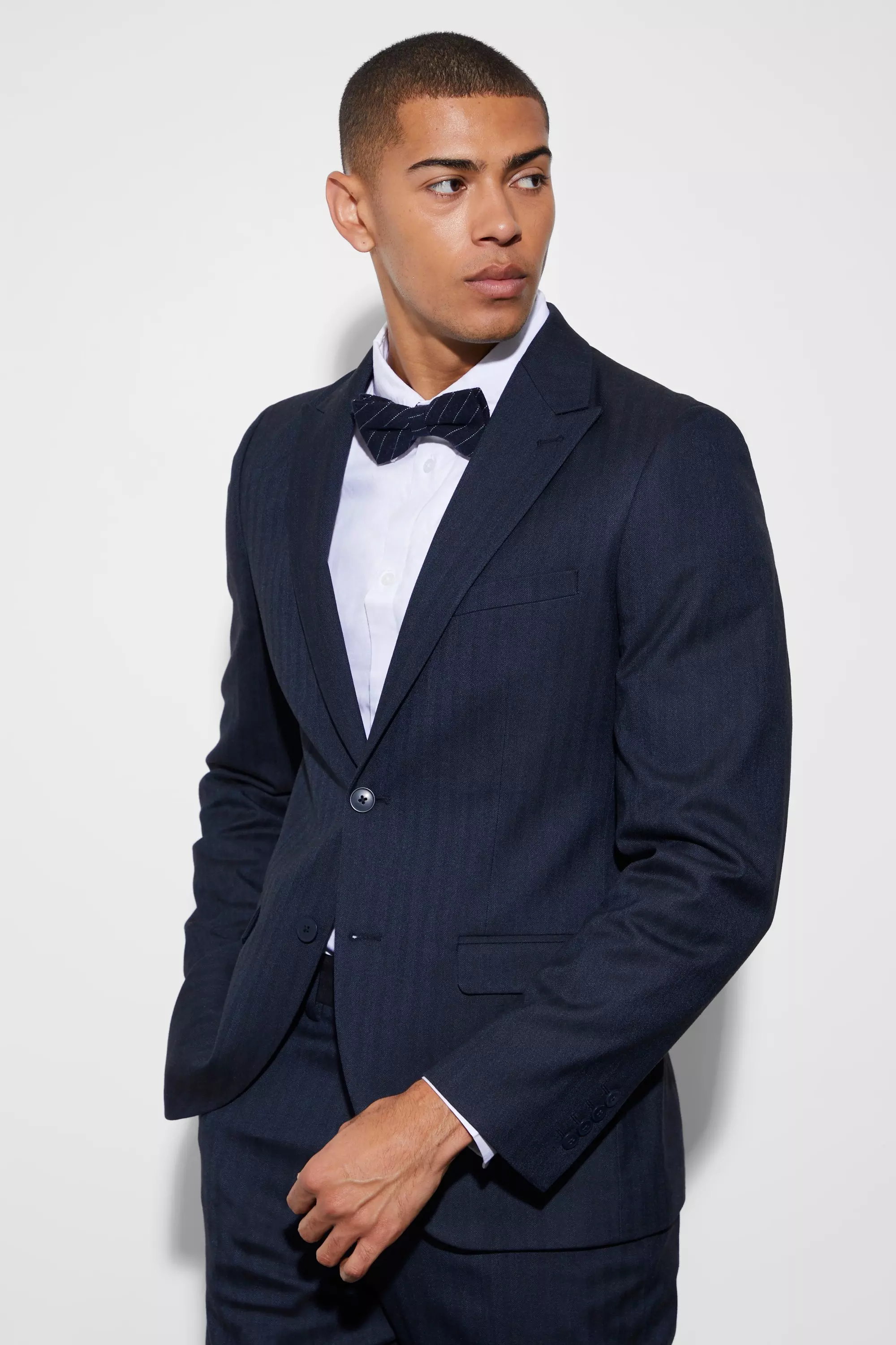 Herringbone hot sale suit jacket